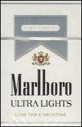 Marlboro Ultra Lights Cigarette Pack