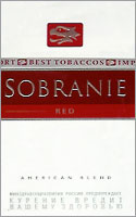Sobranie RED Cigarette Pack