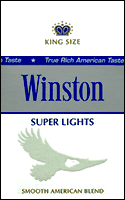 Winston Super Lights Cigarette Pack