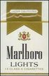 Marlboro Lights Cigarette pack