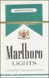 Marlboro Menthol Lights Cigarette pack