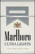 Marlboro Ultra Lights Cigarette pack
