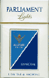 Parliament Lights Cigarette pack