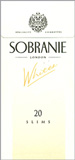 Sobranie Slims Whites Cigarette pack