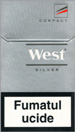 West Silver Compact Cigarette pack