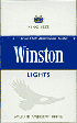 Winston Lights Cigarette pack