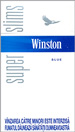 Winston Super Slims Blue 100's Cigarette pack