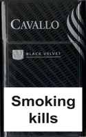 Cavallo Black Velvet Cigarette Pack