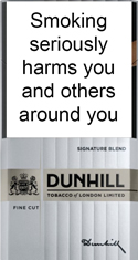 Dunhill Fine Cut Signature Blend Cigarette Pack