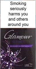 Glamour Secret Release and Refresh (Violet) Cigarette Pack