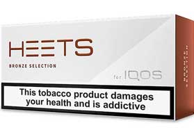 Heets Bronze Selection Cigarette Pack