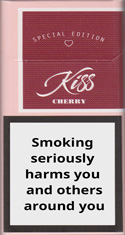 Kiss Super Slims Cherry Cigarette Pack