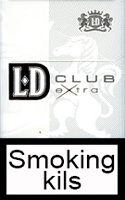 LD Extra Club Silver Cigarette Pack