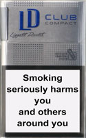 LD Club Compact Silver Cigarette Pack