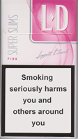 LD Super Slims Pink Cigarette Pack