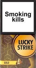 Lucky Strike Gold Cigarette Pack