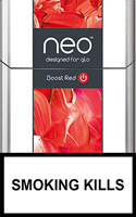 Neo Boost Red Cigarette Pack