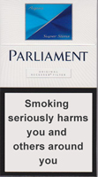 Parliament Super Slims Aqua Cigarette Pack