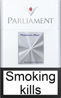 Parliament Platinum Blue Cigarette Pack