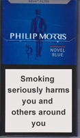 Philip Morris Novel Blue Cigarette Pack