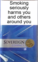 Sovereign Compact Silver Cigarette Pack