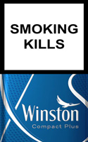 Winston Compact Silver Cigarette Pack