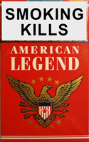 American Legend Red Cigarette Pack