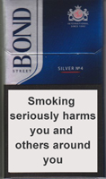 Bond Street Smart Silver 4 Cigarette Pack