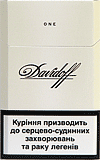 Davidoff One (White) Cigarette Pack