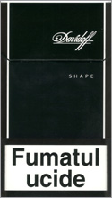Davidoff Shape Black Cigarette Pack