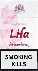 Lifa Super Slims Strawberry Cigarette Pack