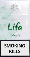 Lifa Super Slims Apple Cigarette Pack