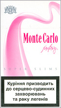 Monte Carlo Super Slims Fantasy 100`s Cigarette Pack