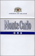 Monte Carlo One (Fine White) Cigarette Pack