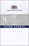 Monte Carlo Super Lights (Subtle Silver) Cigarette Pack