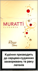Muratti Eleganza Rosso Slims 100`s Cigarette Pack