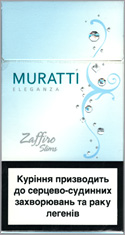 Muratti Eleganza Zaffiro Slims 100`s Cigarette Pack
