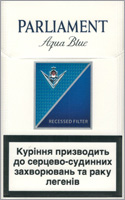 Parliament Aqua Blue (Lights) Cigarette Pack