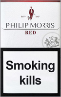 Philip Morris Red Cigarette Pack