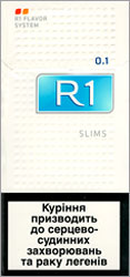 R1 Minima Slim Line 100`s Cigarette Pack