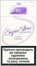 R1 Super Slims Flair Aroma 100's Cigarette Pack