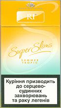 R1 Super Slims Summer Tropic 100's Cigarette Pack