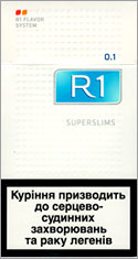 R1 Super Slims 100`s Cigarette Pack