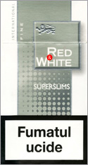 Red&White Super Slims Fine Cigarette Pack