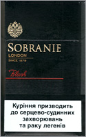 Sobranie Black Cigarette Pack