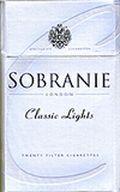 Sobranie Classic Lights Cigarette Pack