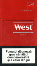 West Red Compact Cigarette Pack