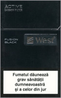 West Black Fusion Cigarette Pack