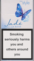 Style Jade Super Slims Bleue Cigarette pack