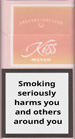 Kiss Super Slims Mango Cigarette pack